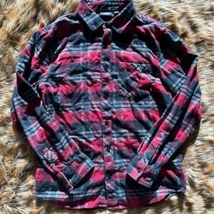 Vans red and black flannel